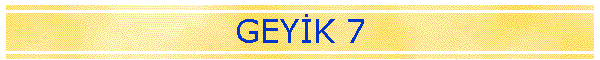 GEYK 7